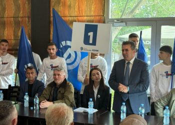 Prezantimi i kandidatëve/ Gjekmarkaj nga Miloti: Qeveria në ikje e Edi Ramës nuk e ndal ndryshimin, Fitore!