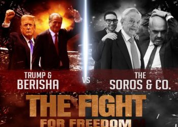 ‘Lufta për liri’, Berisha poston fotomontazhin dhe pyet: Në cilën anë të historisë do të jesh?