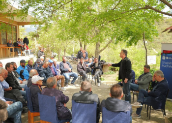 Noka takime në Gramsh: PD e vetmja shpresë për rimëkëmbjen e bujqësisë, infrastrukturës, arsimit dhe shëndetësisë