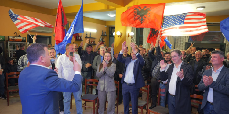 Noka në Katjel të Elbasanit: Në Programin ekonomik të PD, e gjen veten çdo shqiptar