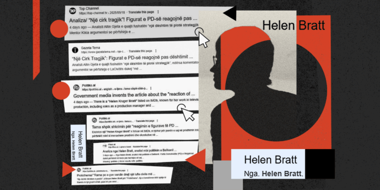 Cirk tragjik/ Në median shqiptare shpiket një “analiste e fabrikuar” për të goditur opozitën
