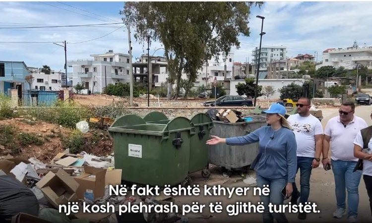 Ina Zhupa në Ksamil: ‘Maldivet e Europës’ u kthyen në një kosh plehrash, pamje turpi…