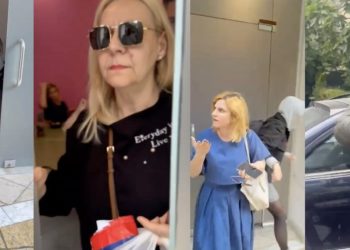 (Video) Shikoni si ikin me vrap patronazhistët nga zyra elektorale Tiranë